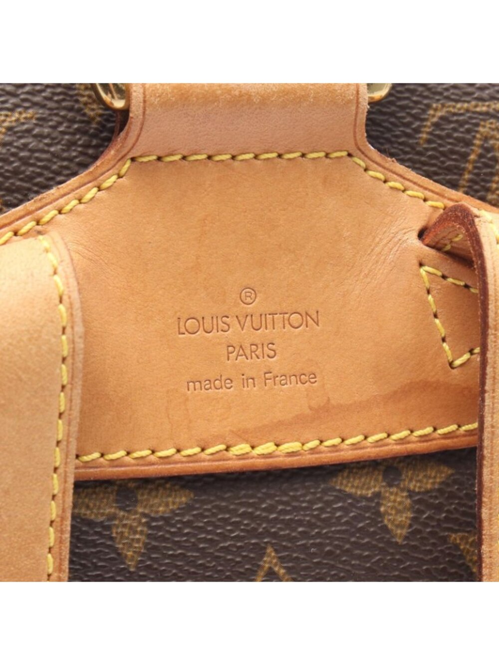 Louis Vuitton Backpack Montsouris MM Canvas Leather - Picture 4 of 13